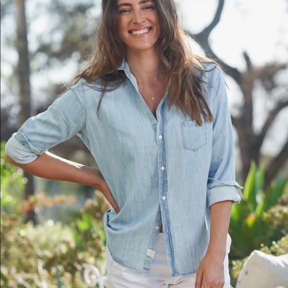 Frank & Eileen Other - Denim blue color, button up jacket, Medium size